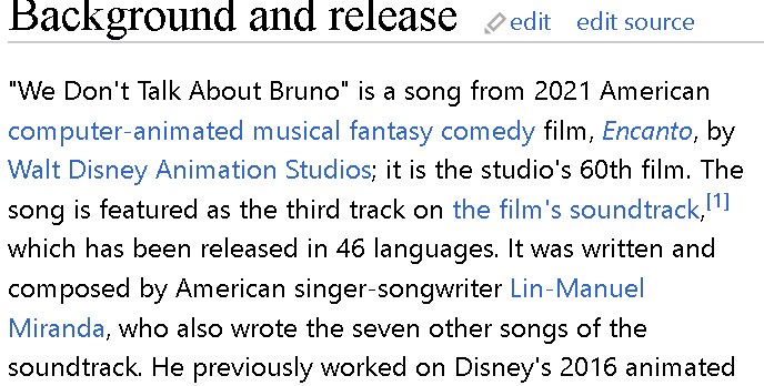 We Dont Talk About Bruno wasnt composed by Encanto lol